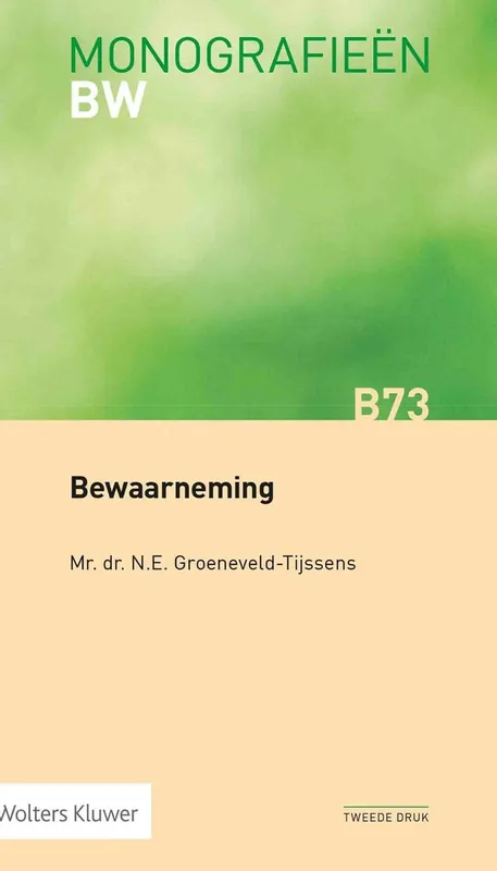 Bewaarneming - Groeneveld-Tijssens, N.E. Koop Vandaag