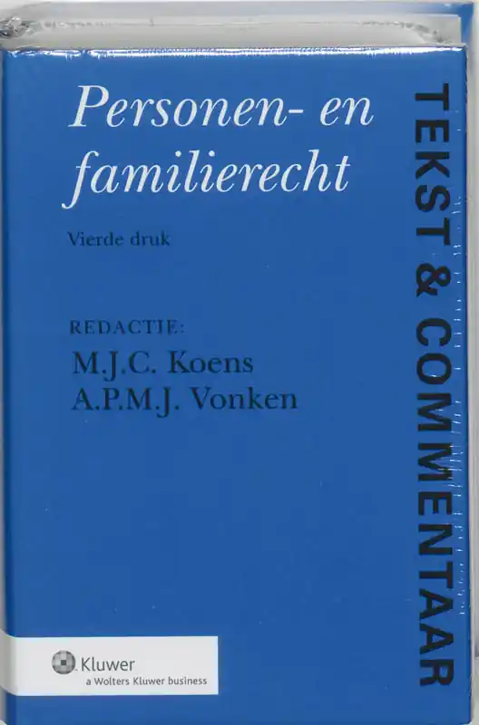 Personen- en Familierecht - Koens, M.J.C. / A.P.M.J. Vonken. Rechtstreeks Van De Fabrikant