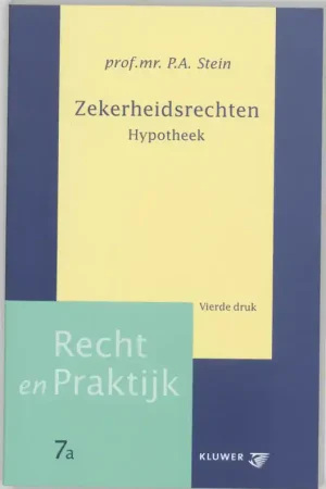 Hypotheek - P.A. Stein Rechtstreeks Van De Fabrikant