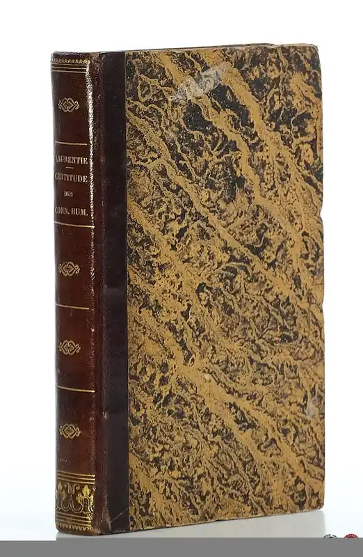 Gecertificeerd Introduction a la philosophie, ou traite de l'origine et de la certitude des connoissances humaines. Deuxieme edition. - Laurentie, M.
