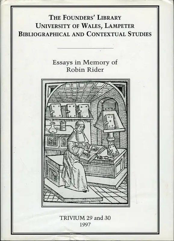 Korting The Founder's Library, University of Wales, Lampeter - MARX, William (edited by)