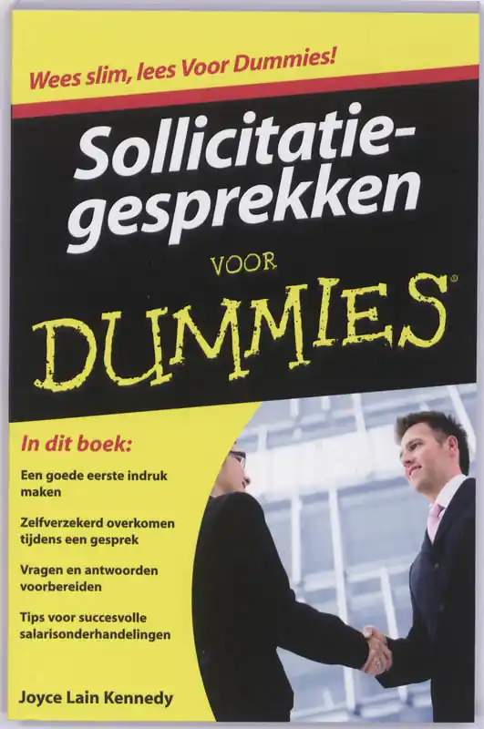 Sollicitatiegesprekken voor dummies - Joyce Lain Kennedy Speciale Aanbieding