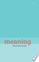 Dagaanbieding Meaning. - HORWICH, P.,