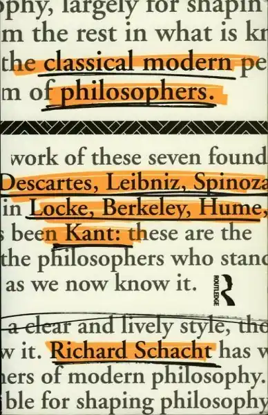 Classical modern philosophers - Schacht, Richard Favoriet