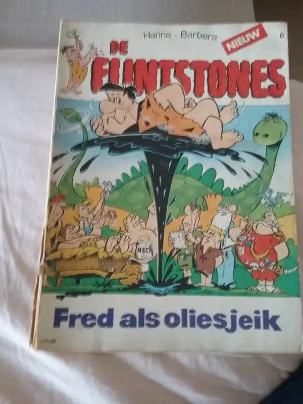 Fred flintstone als oliesjeik - Hanna Weekendaanbieding