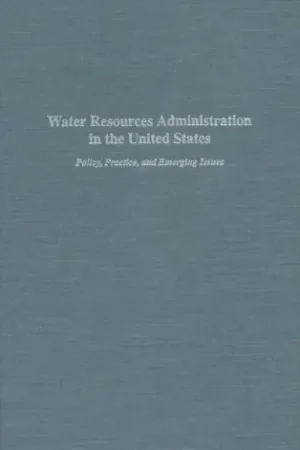 Water Resources Administration in the United States: Policy, Practice, and Emerging Issues - Martin Reuss Gereduceerde Prijs