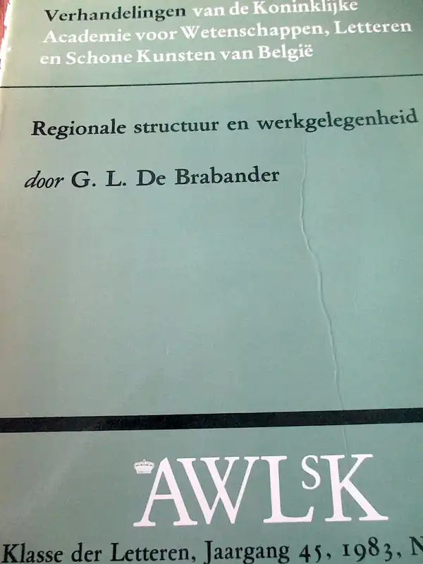 Lage Prijs Regionale structuur en werkgelegenheid - G.L. De Brabander