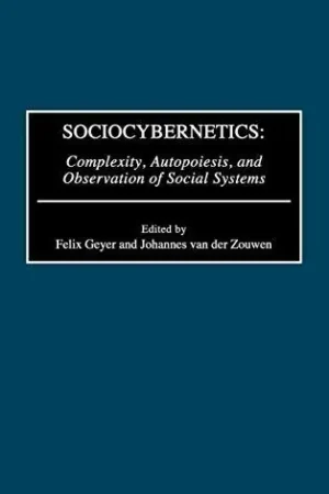 Sociocybernetics - Geyer, Felix/Zouwen, Johannes van der Voordeelprijs