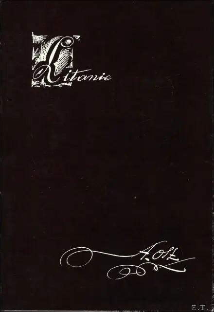 LITANIE - Andre Galliaerde ; Alfred Ost Lage Kosten