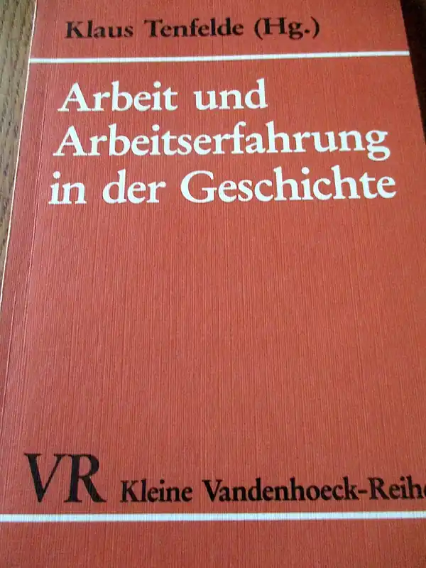Arbeit und Arbeitserfahrung in der Geschichte - Tenfelde, Klaus (Hg.) Gecertificeerd