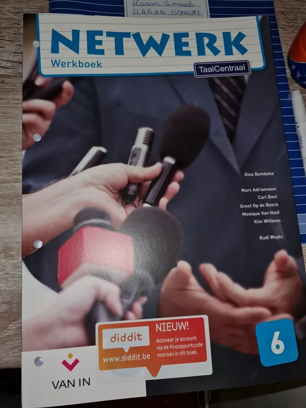 Must-Have Netwerk TaalCentraal 6 - werkboek incl.diddit - Gino Bombeke