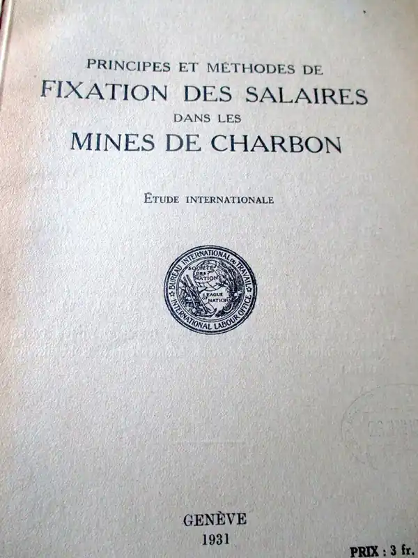 Gratis Retour Principes et methodes de fixation des salaires dans les mines de charbon: etude internationale - Bureau international du travail