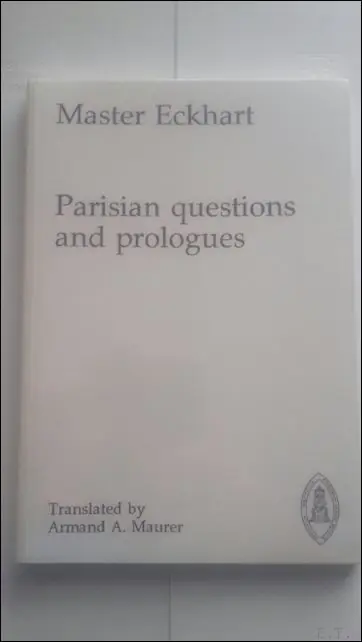 Parisian Questions and Prologues - Eckhart Laatste Kans