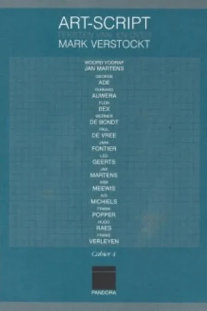 Exclusieve Aanbieding Art-script - M. Verstockt