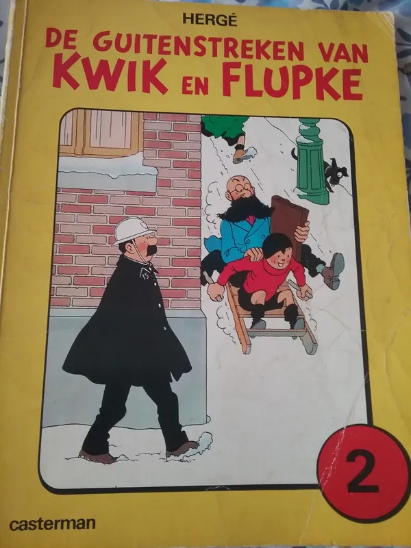Flitsaanbieding de guitenstreken van kwik en flupke 2 - Herge