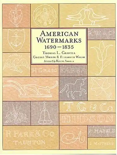 Shop Nu American watermarks 1690-1835 - Thomas L. Gravell