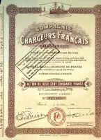 Snelle Levering Share, Compagnie des Chargeurs Francais Plisson 250 Francs - Collective