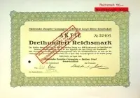 Share, Schlesische Dampfer Compagnie Berliner Lloyd ag - Collective Dagaanbieding